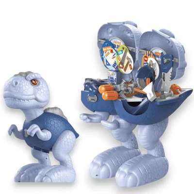 דינוזאור ארגז כלים לילדים – סט כלי עבודה 54 חלקים