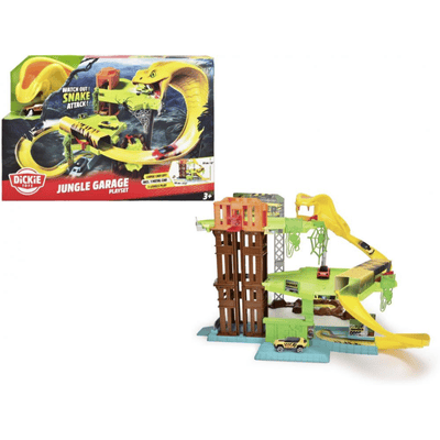מוסך ג'ונגל ענק עם מתקפת נחש Dickie Toys