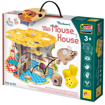 בית העכבר משחק מונטסורי מעץ ליסיאני