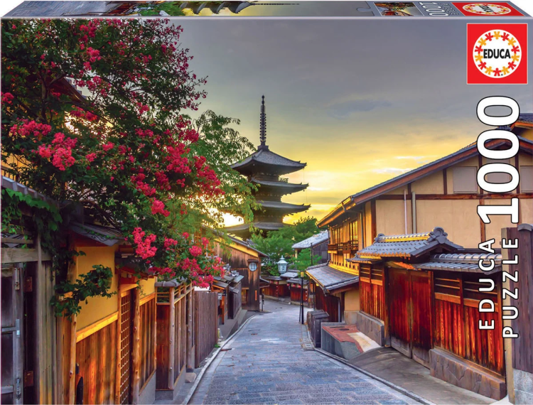 פאזל 1000 חלקים- פגודת יאסאקה בקיוטו