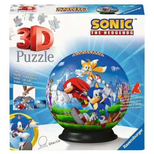 פאזל כדור 72 חלקים סוניק הקיפוד וחברים