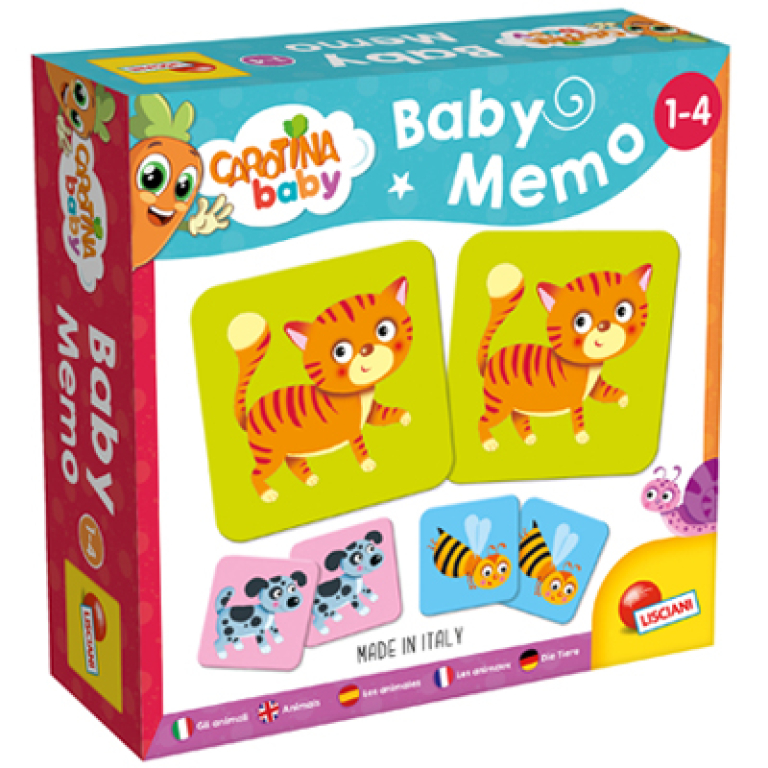 משחק זיכרון חיות ליסיאני לתינוקות