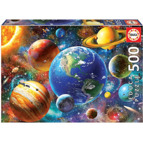 פאזל 500 חלקים מערכת השמש וכוכבים