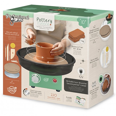 ערכת קדרות לילדים Buki גלגל קדרות חשמלי