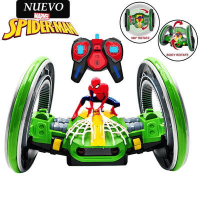מכונית שלט לילדים ספיידרמן 360 מעלות