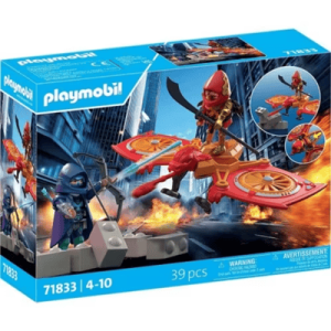 פליימוביל קרב רחפן גיבור עם נינג'ה מרושעת