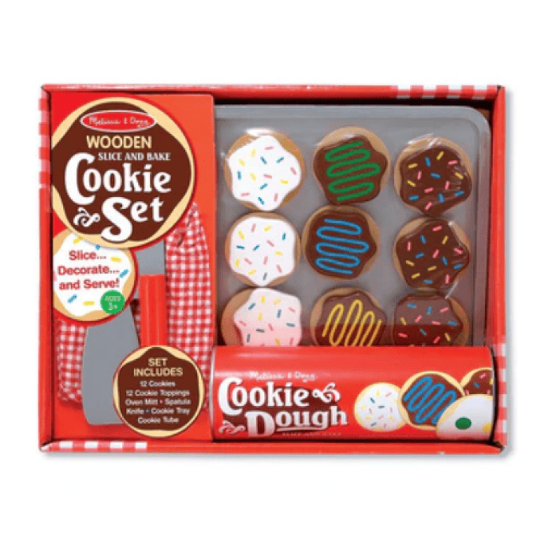 ערכת אפיית עוגיות מעץ MELISSA & DOUG BAKE & DECORATE COOKIES SET