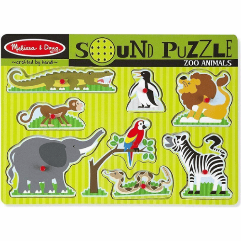 פאזל צלילים גן חיות מליסה ודאג Melissa and Doug