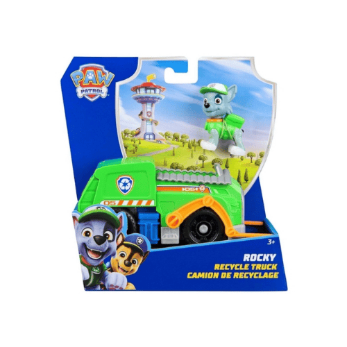 מפרץ ההרפתקאות רכב ודמות רוקי Rocky Recycle Truck