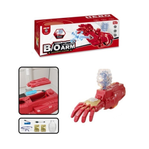 זרוע משגר כדורי ג'ל אירון מן לילדים IRON MAN HAND