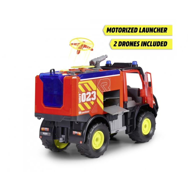 משאית כיבוי אש מרצדס Unimog U530 עם מתז מים, אורות וצלילים Dickie Toys – תמונה 3