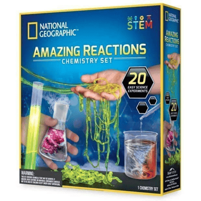 ערכת ניסויים בכימיה תגובות מדהימות National Geographic