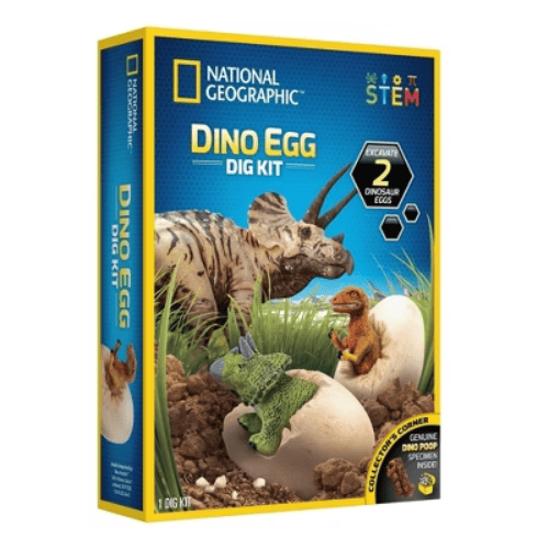 ערכת חפירת ביצי דינוזאור NATIONAL GEOGRAPHIC DINO EGG DIG KIT