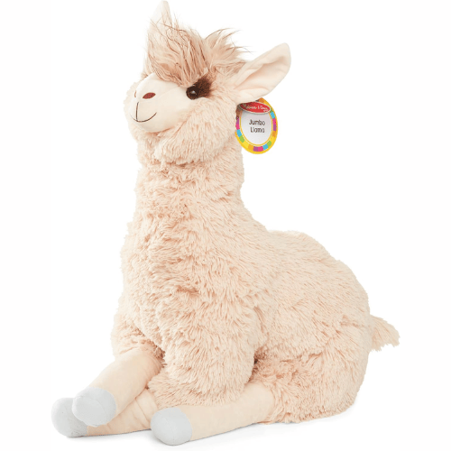 בובת למה יושבת ג׳מבו מציאותית מליסה אנדג ‎Melissa &amp; Doug