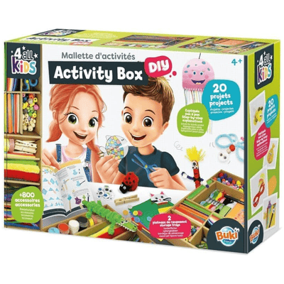 תיבת פעילות יצירה Buki Activity Box DIY מעל 800 אביזרים