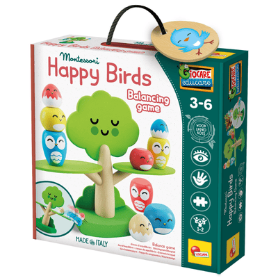 משחק איזון ציפורים מעץ ליסיאני