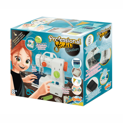 ערכת תפירה לילדים עם מכונת תפירה חשמלית עם 4 פרויקטים