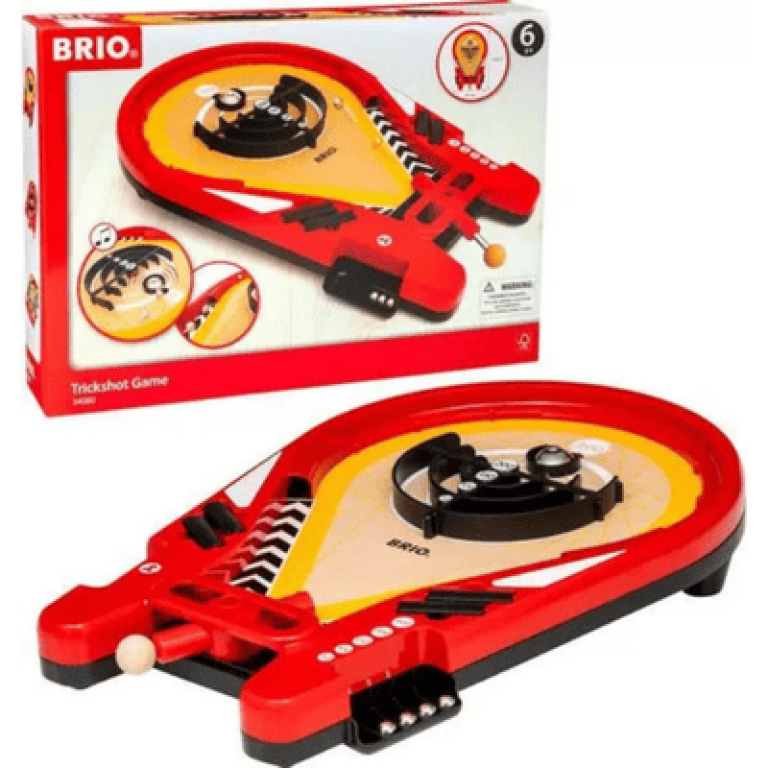 משחק מיומנות BRIO Trickshot משחק קליעה ודיוק מעץ / פלסטיק