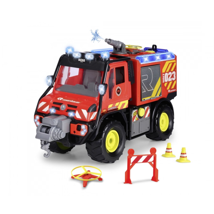 משאית כיבוי אש מרצדס Unimog U530 של Dickie Toys