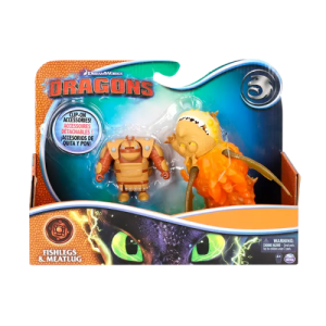דרגונס דרקון מיטלג עם דמות פישלגס DreamWorks Dragons
