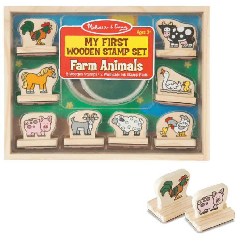 סט החותמות הראשון שלי חוות חיות / חיות משק Melissa & Doug