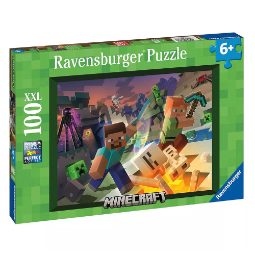 פאזל 100 חלקים של המשחק MINECRAFT