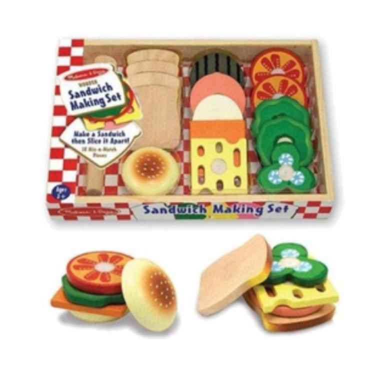 סט להכנת סנדוויצ׳ים מליסה ודאג Melissa and Doug