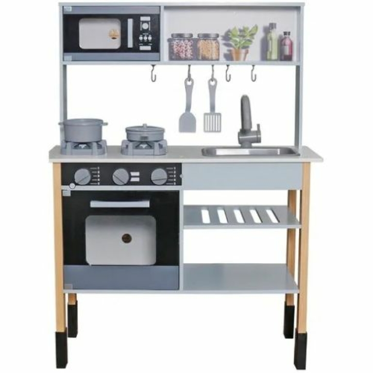 מטבח מעץ לילדים דגם רון עם אורות וצלילים