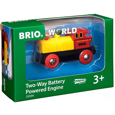 קטר רכבת עץ BRIO חשמלי