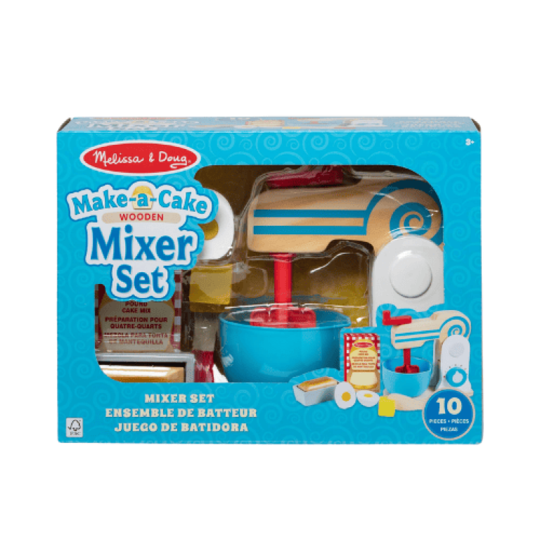 ערכת מיקסר לאפייה Melissa & Doug Make a Cake Mixer Set