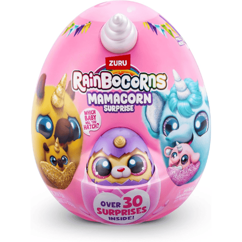 ביצת הפתעה ריינבוקורן Rainbocorns Mamacorn עם יותר מ-30 הפתעות