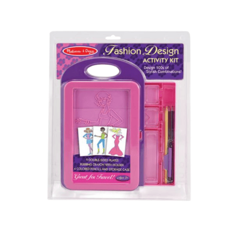 ערכת פעילות לעיצוב אופנה MELISSA &amp; DOUG Fashion Design Activity Kit
